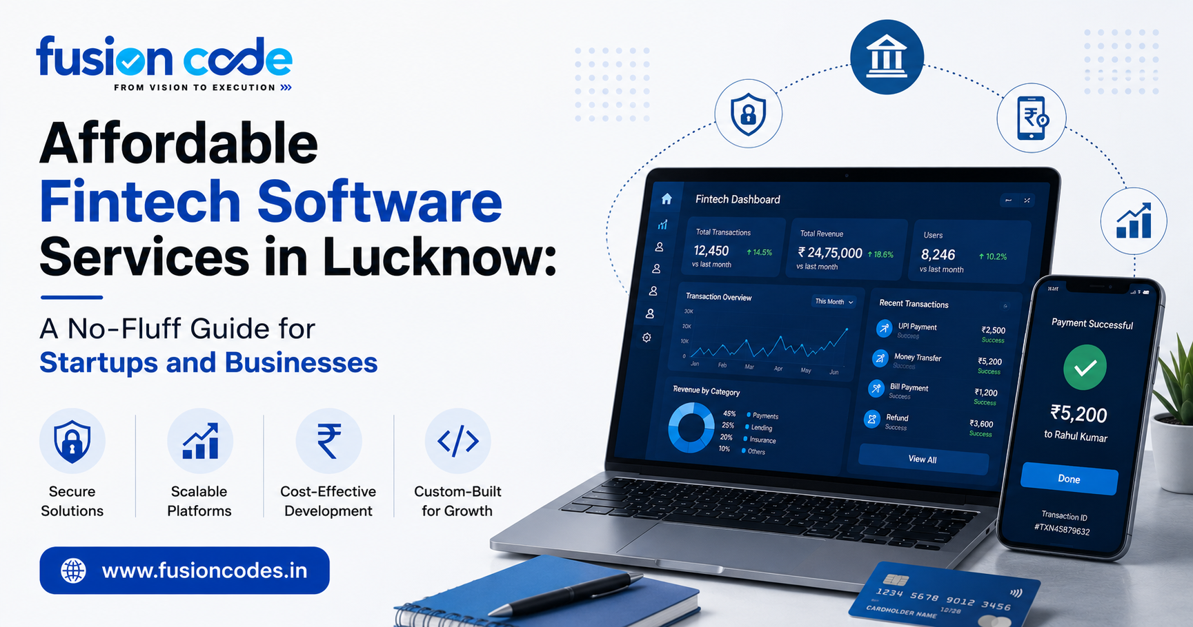 Affordable Fintech Software Service in Lucknow