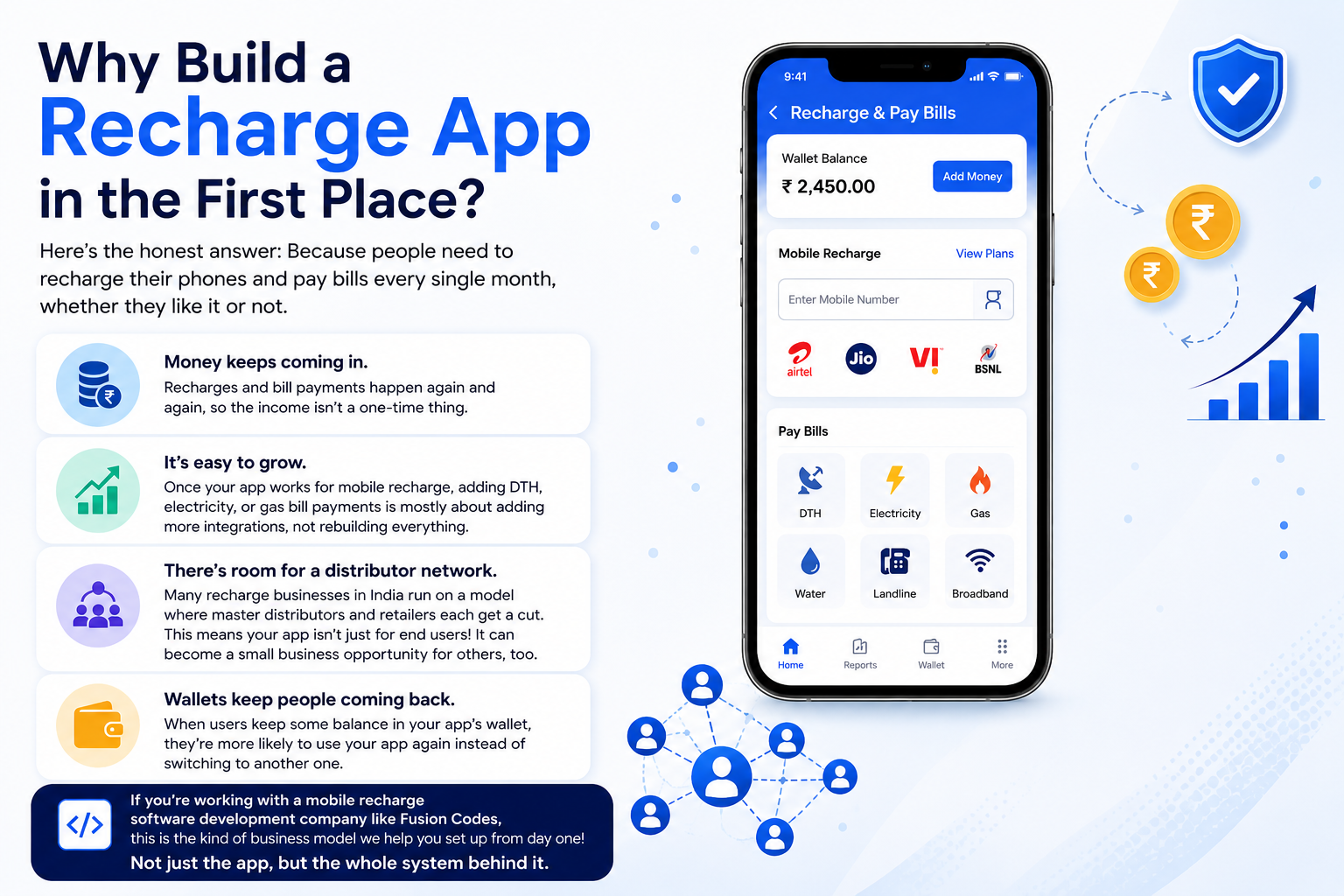 Recharge app development company