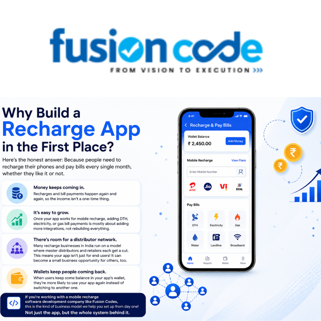 Recharge App Development Company In Lucknow